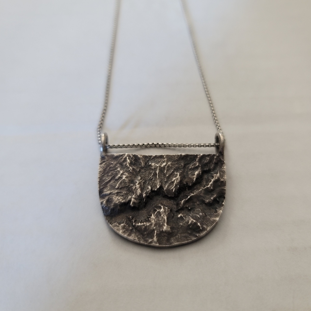 Scott James Jewelry - Yosemite Topography Necklace - 18" Chain